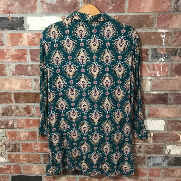 Dee Elle Paisley L/S Tunic L - Picture 5 of 6